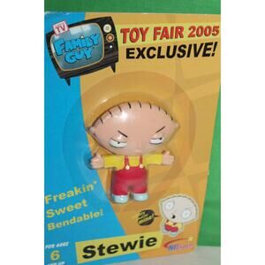 Family Guy NJ Croce Freakin' Sweet Bendable Stewie Toy Fair 1,177/2005 Sealed